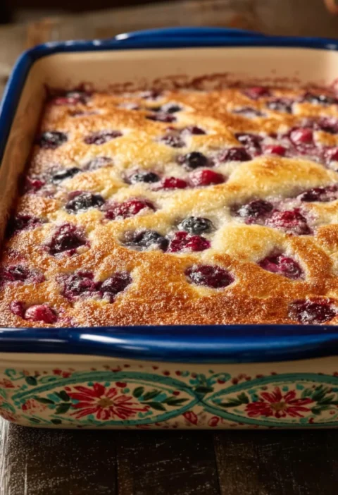 Generational Delight Doubleberry Cobbler Perfected Over Time