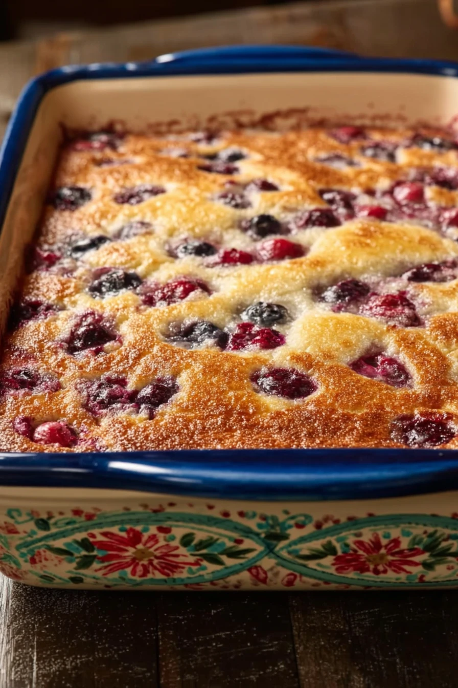 Generational Delight: Double-Berry Cobbler Perfected Over Time