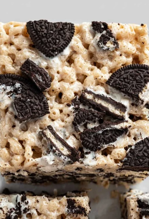 Oreo Rice Krispie Treats