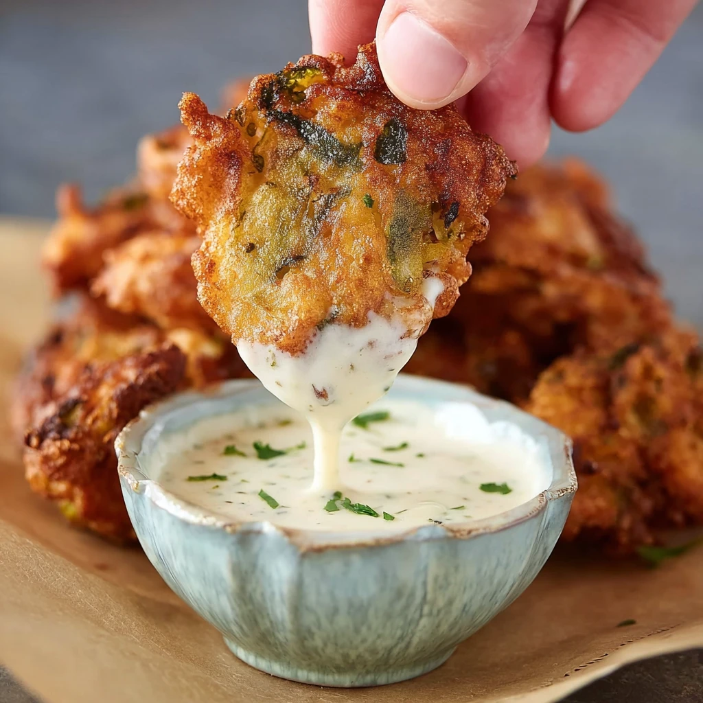 Ultimate Crunchy Fried Pickle Fritters: Tangy Brined Pickles Deep-Fried to Perfection!
