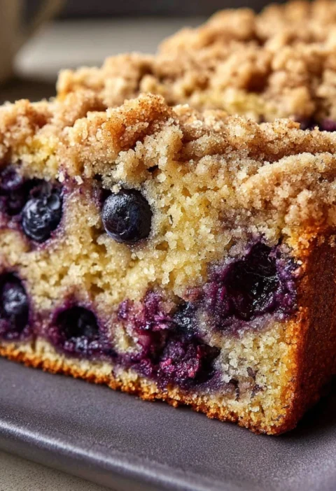 Amazing Blueberry Banana Bread Slices