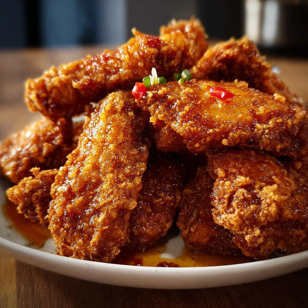 Amazing 3-Step Extra Crispy chicken wings
