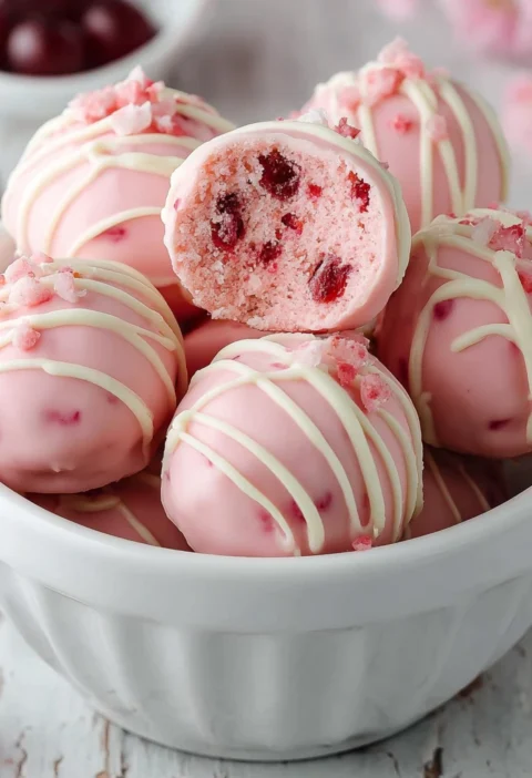 Cherry Chip Cheesecake Bites Irresistible Recipe