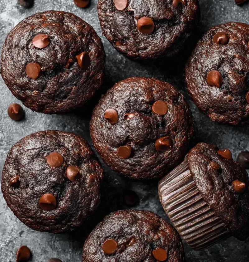 Chocolate Veggie Muffins