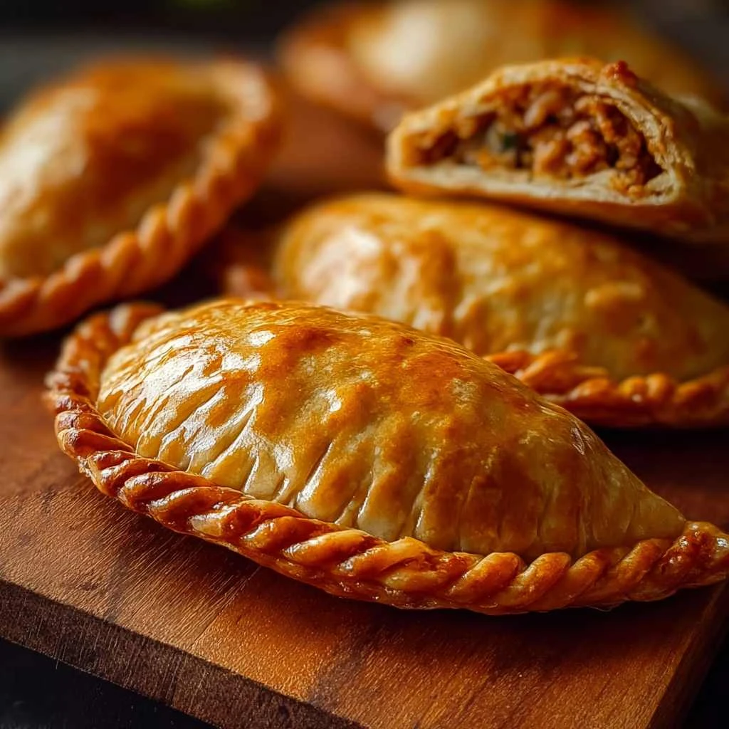 Crispy Chicken Meat Pies Golden Flaky Halal