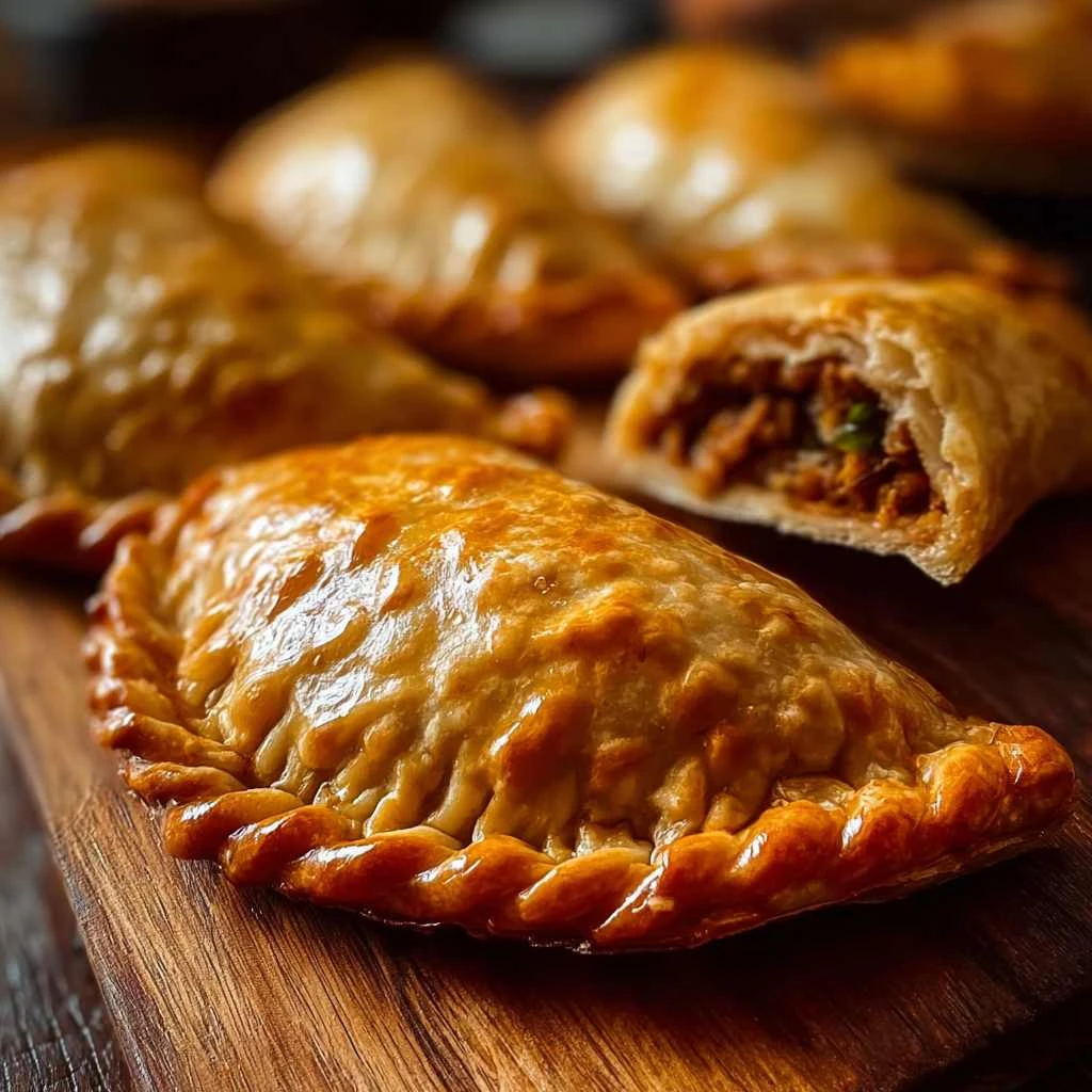 Crispy Chicken Meat Pies Golden Flaky Halal