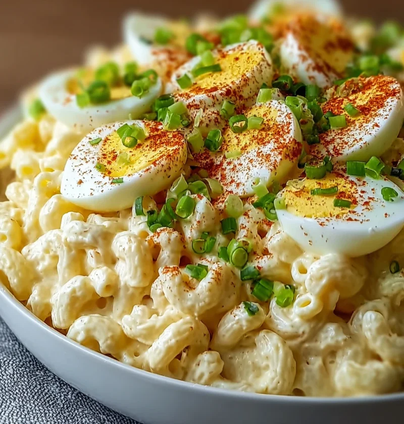 Delightful Creamy Deviled Egg Macaroni Salad Your Table
