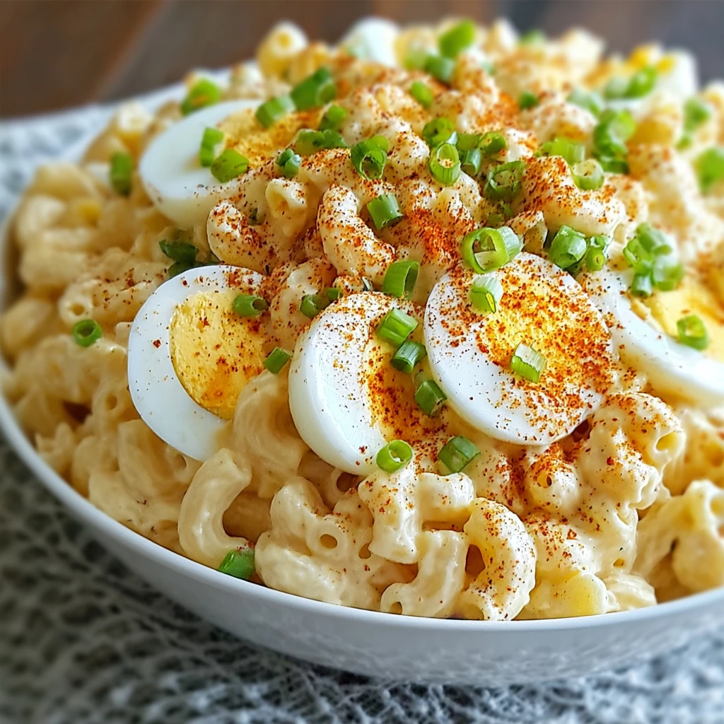 Delightful Creamy Deviled Egg Macaroni Salad Your Table