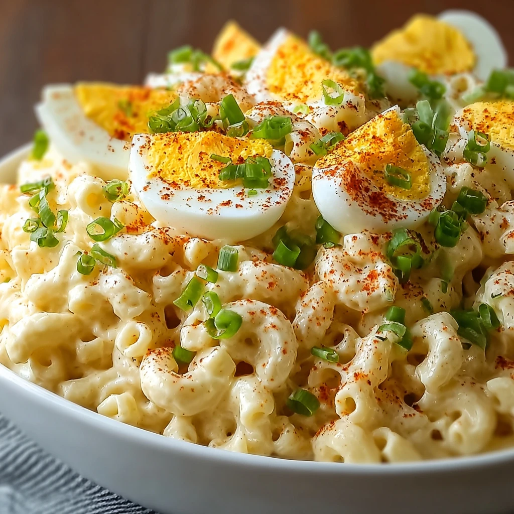 Delightful Creamy Deviled Egg Macaroni Salad Your Table