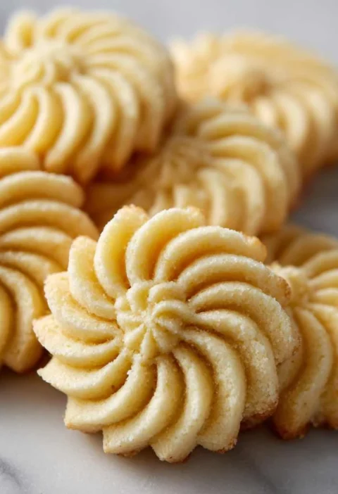 Piped Butter Cookies