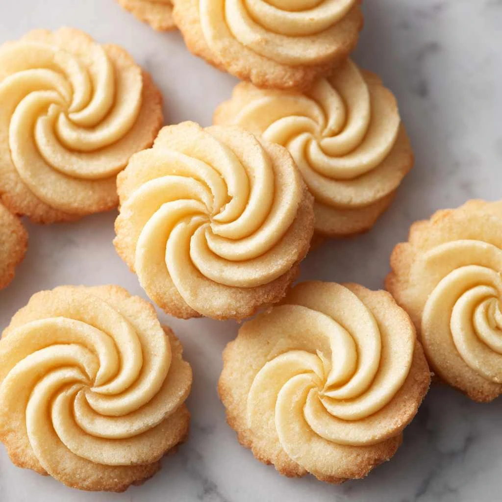 Piped Butter Cookies
