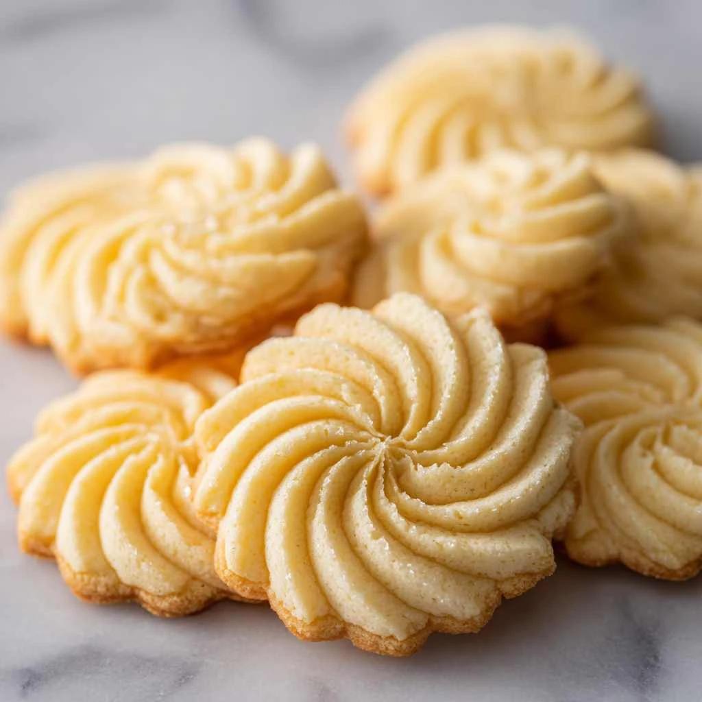 Piped Butter Cookies