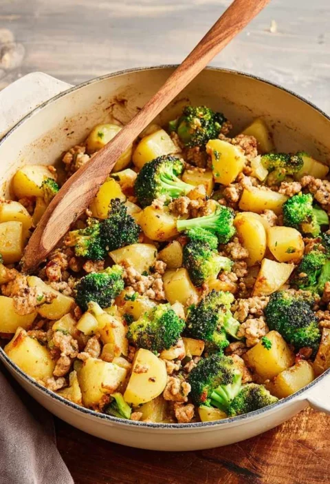 Ground Turkey Potato Skillet