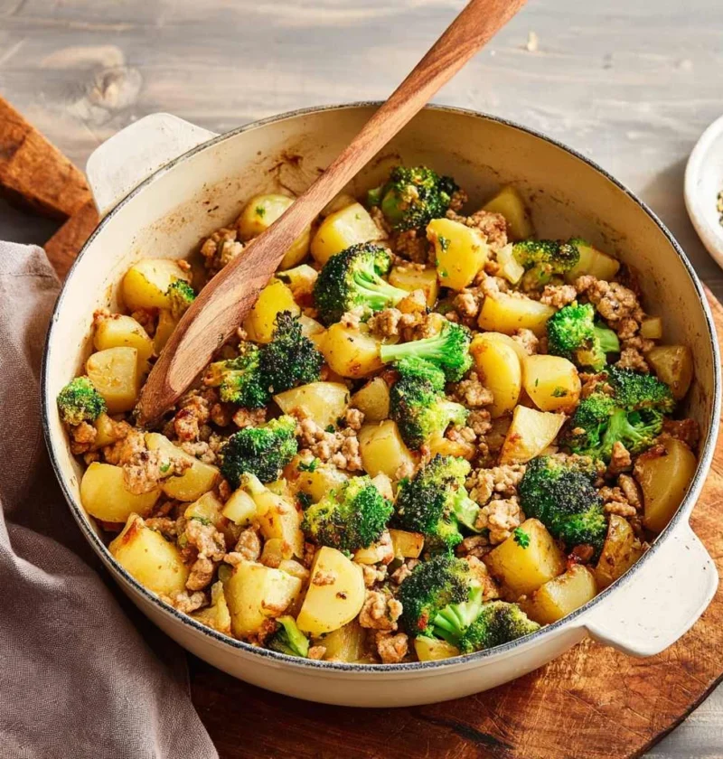 Ground Turkey Potato Skillet