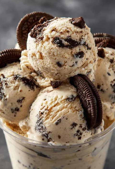Oreo Vanilla Ice Cream