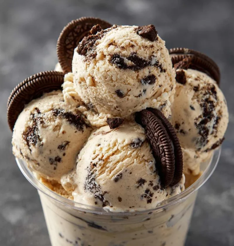 Oreo Vanilla Ice Cream