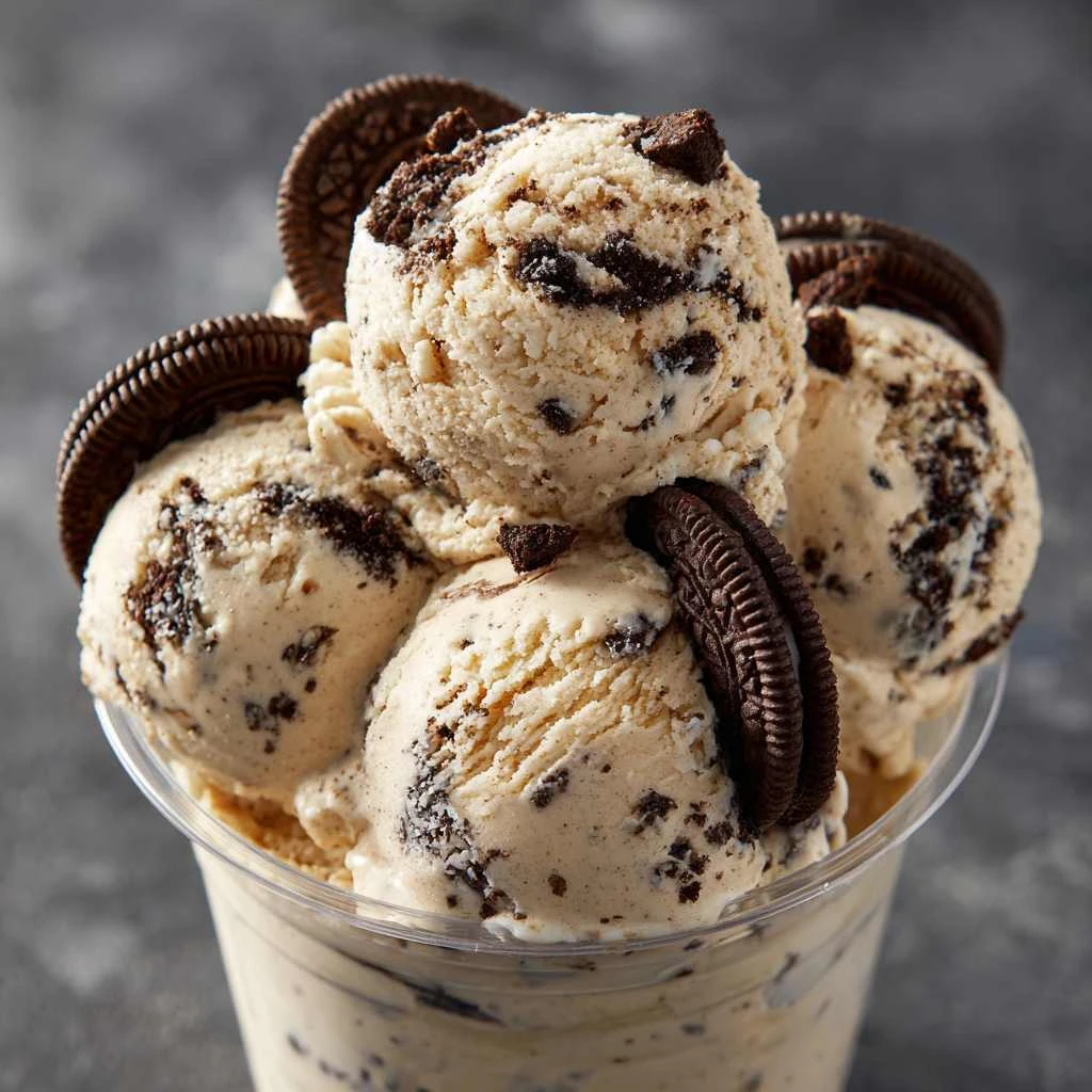 Oreo Vanilla Ice Cream