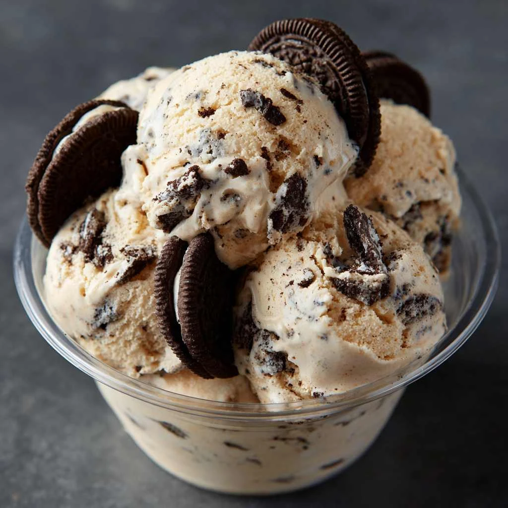 Oreo Vanilla Ice Cream