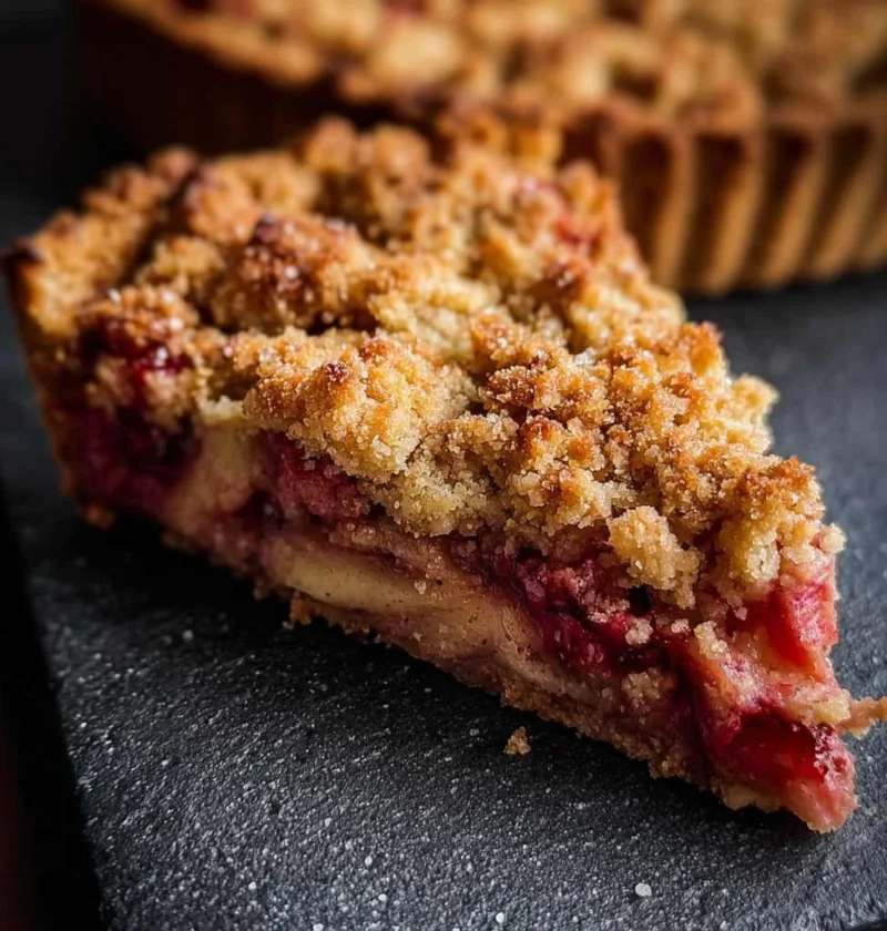 Rhubarb Crumble Pie