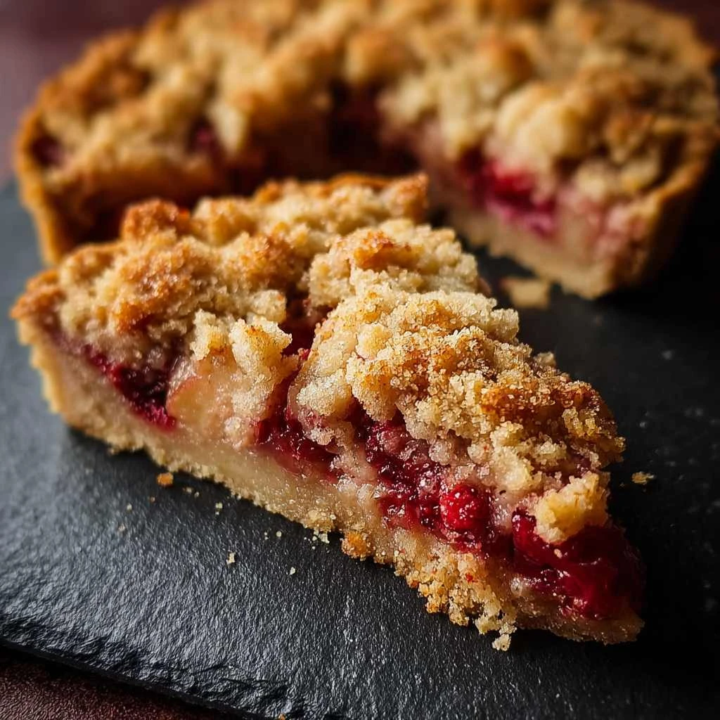 Rhubarb Crumble Pie