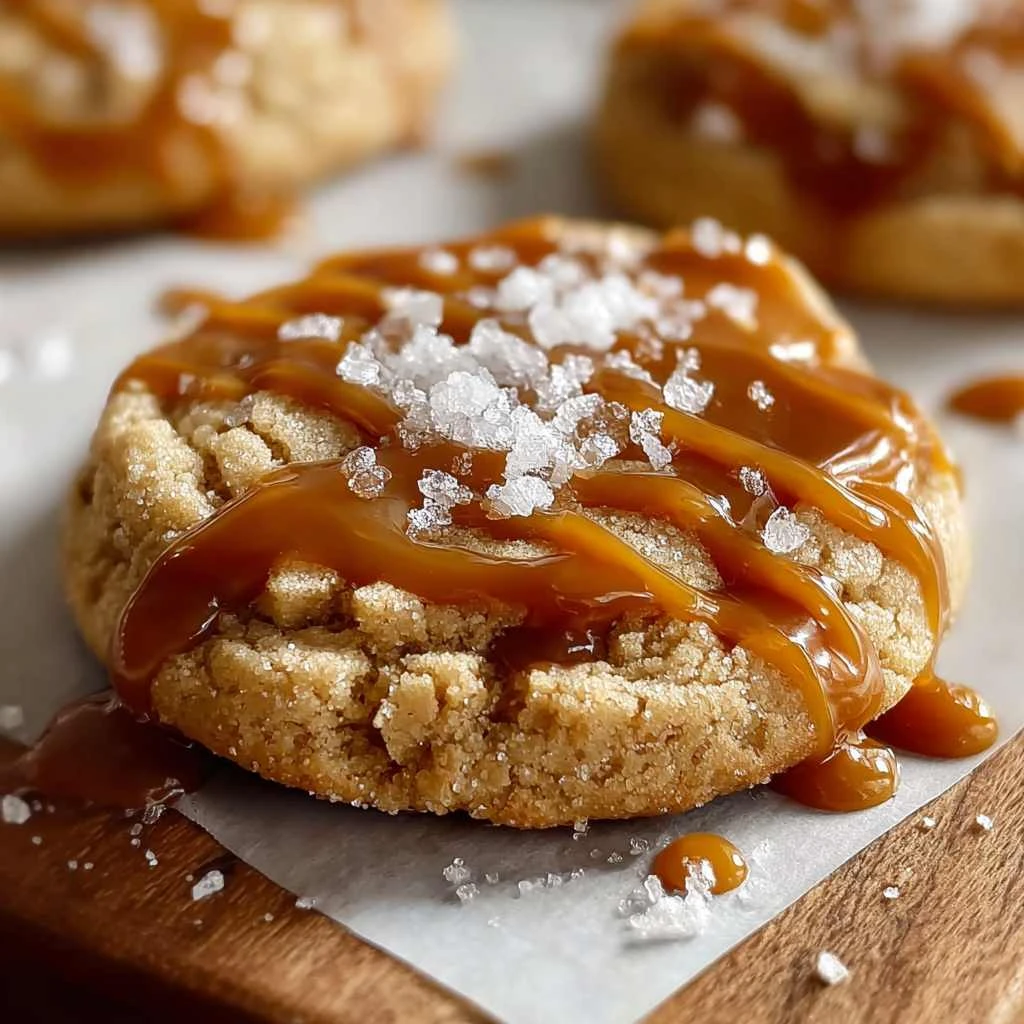 Salted Caramel Cheesecake Cookies – Soft & Gooey Delight