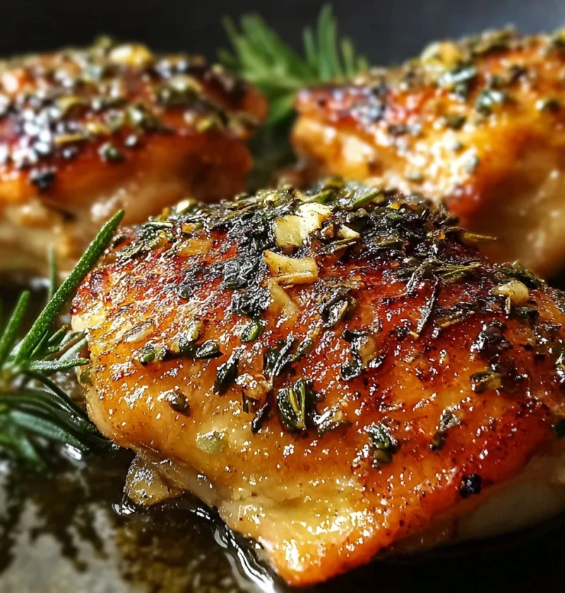 Savor Juicy Herb Butter Roasted Turkey Thighs Tonight