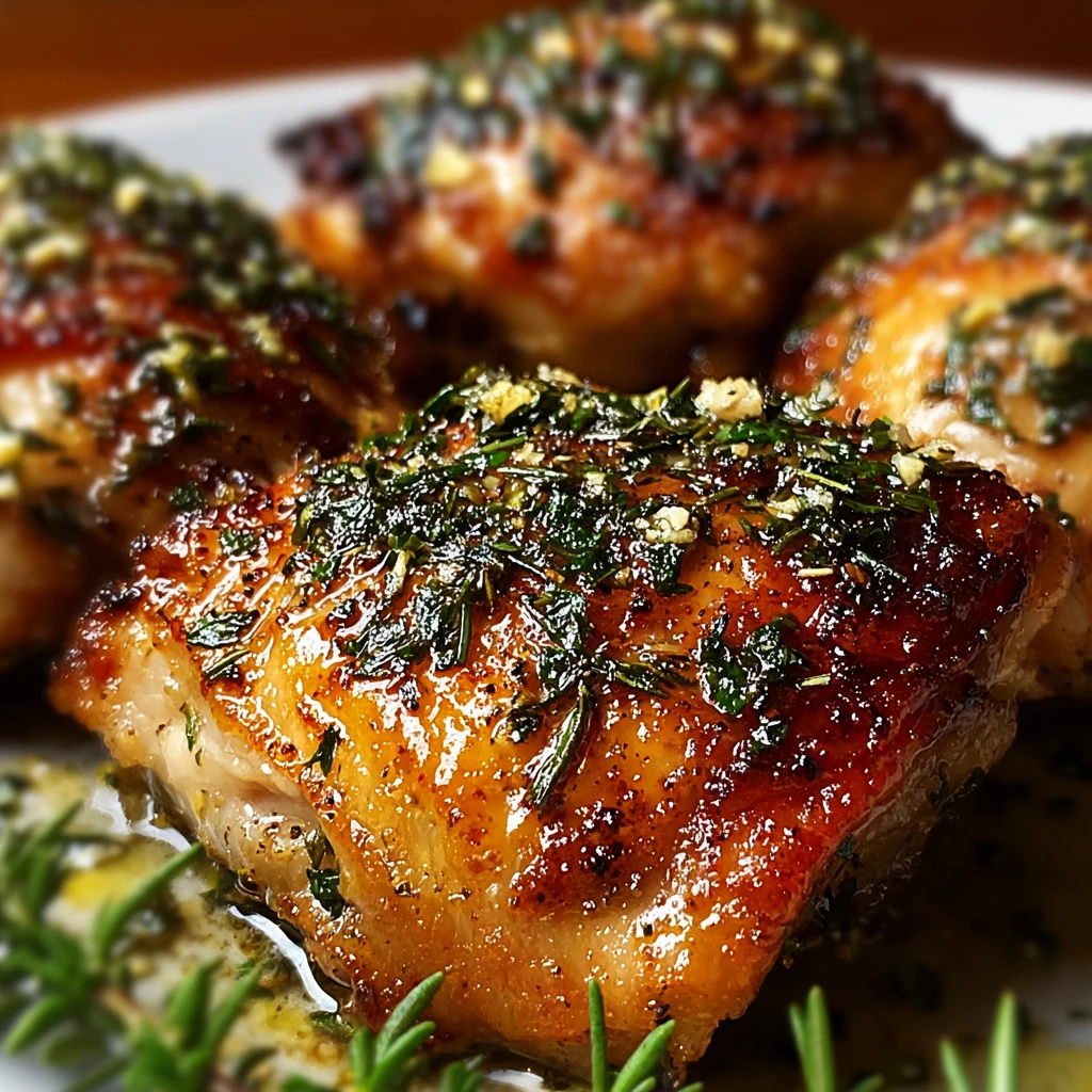 Savor Juicy Herb Butter Roasted Turkey Thighs Tonight