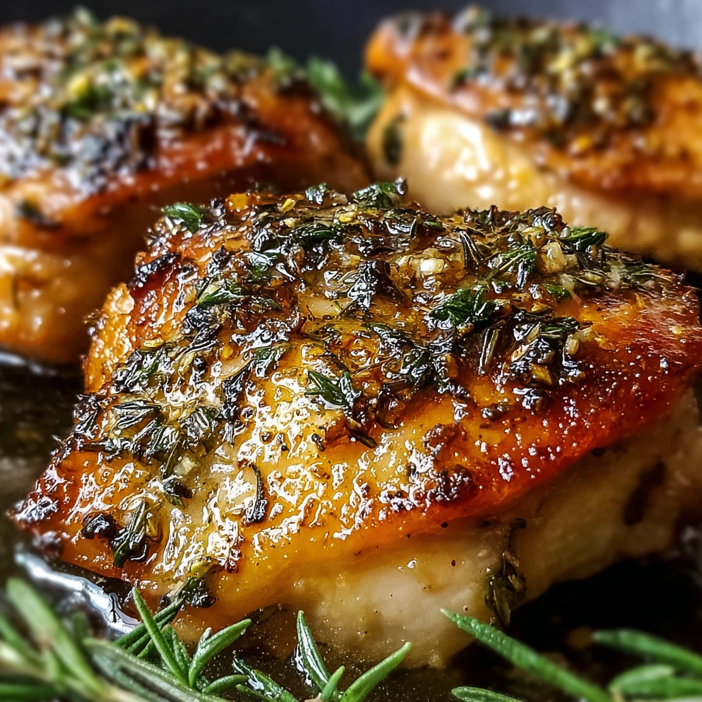 Savor Juicy Herb Butter Roasted Turkey Thighs Tonight