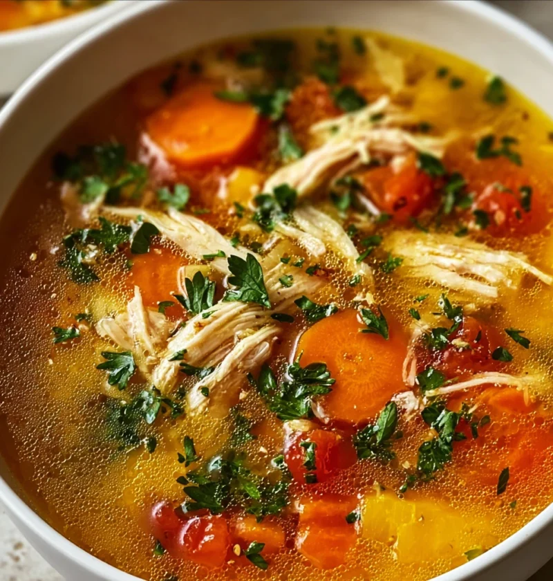 Savor Flavor Homemade Sicilian Chicken Soup Delight