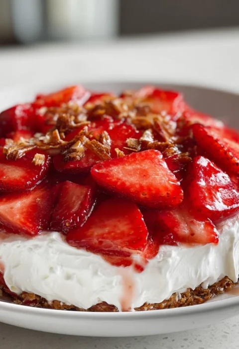 Strawberry Crackle Salad