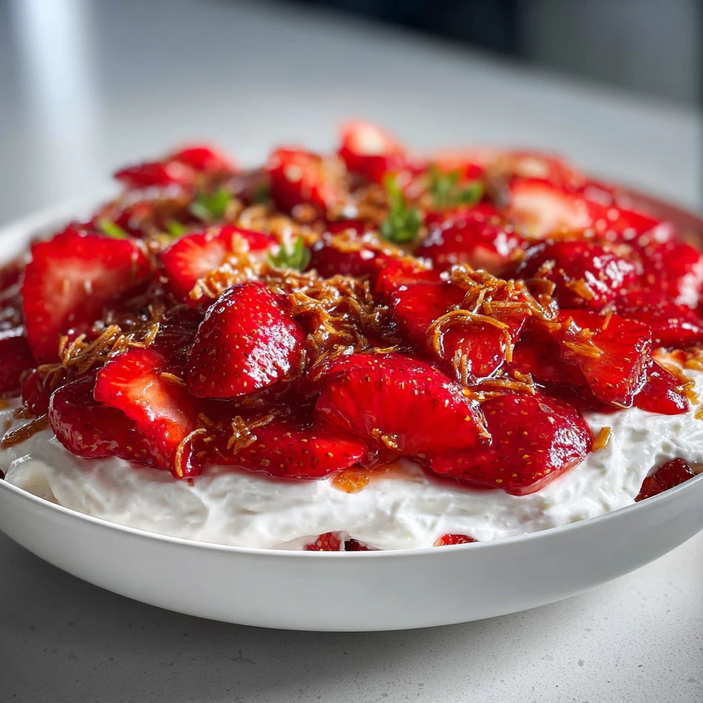 Strawberry Crackle Salad