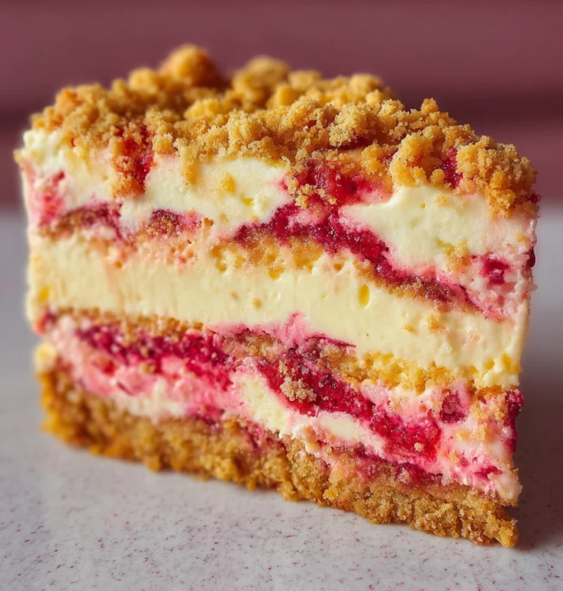 Strawberry Crunch Cake