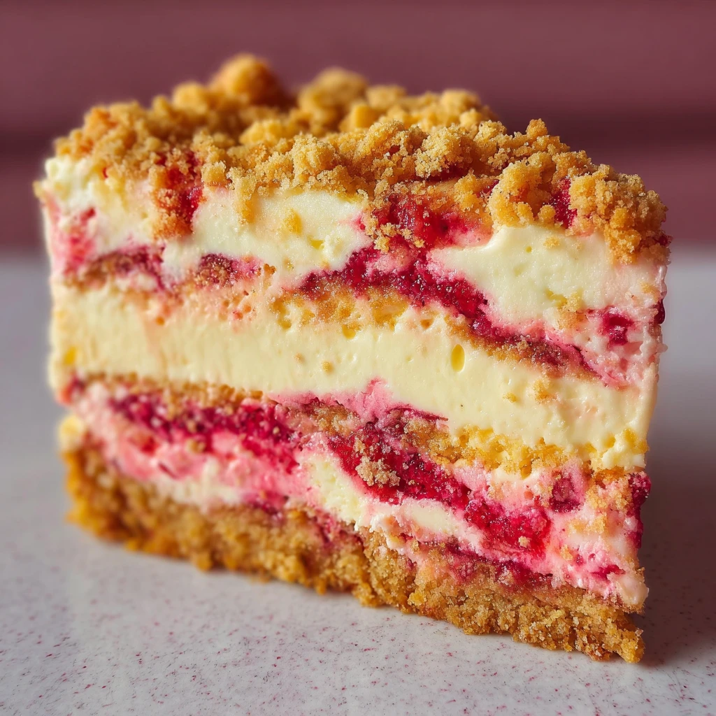 Strawberry Crunch Cake