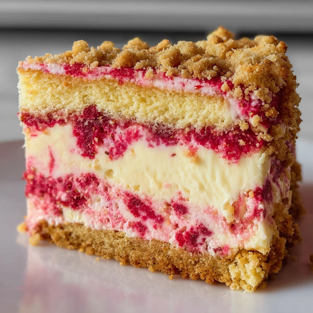 Strawberry Crunch Cake