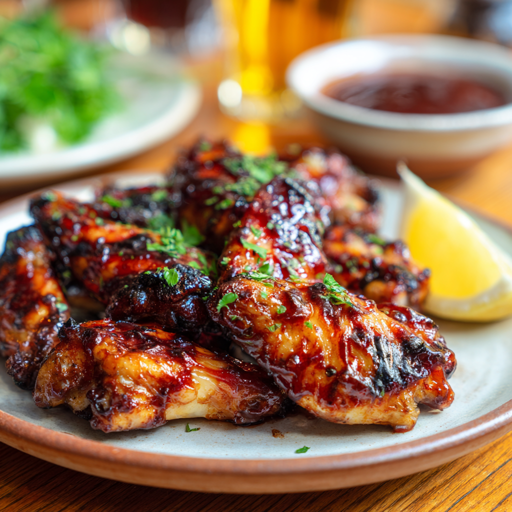 Beer Brined Buffalo Wings