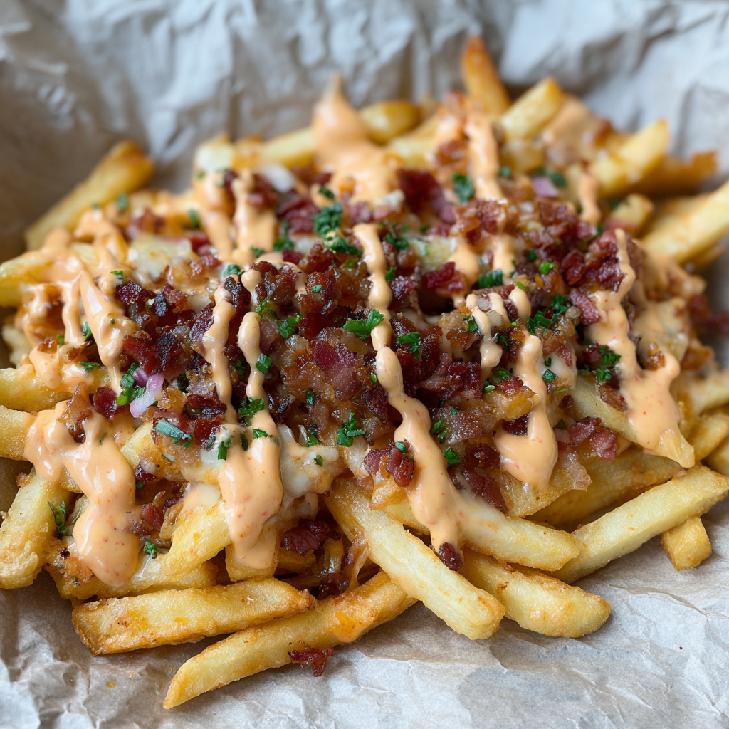 Animal Style Fries Bacon