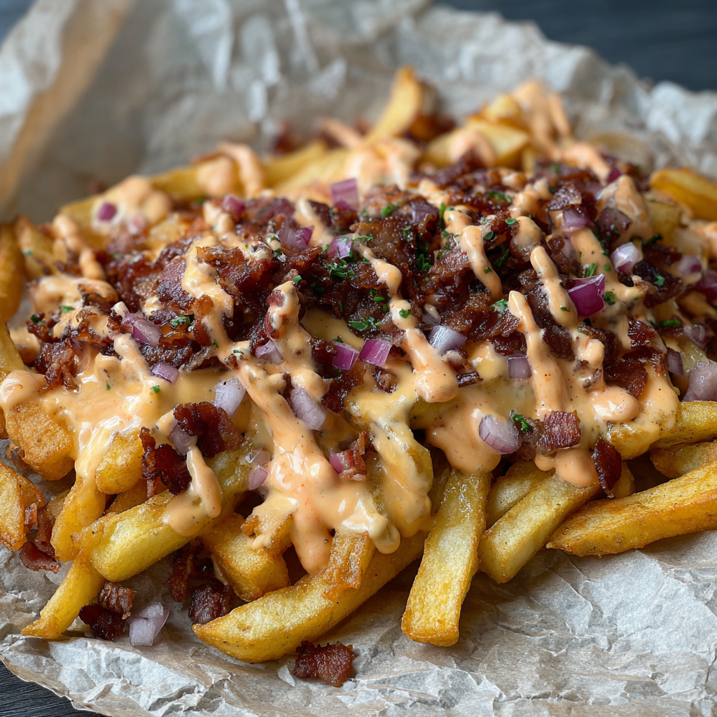 Animal Style Fries Bacon