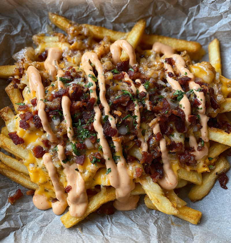 Animal Style Fries Bacon