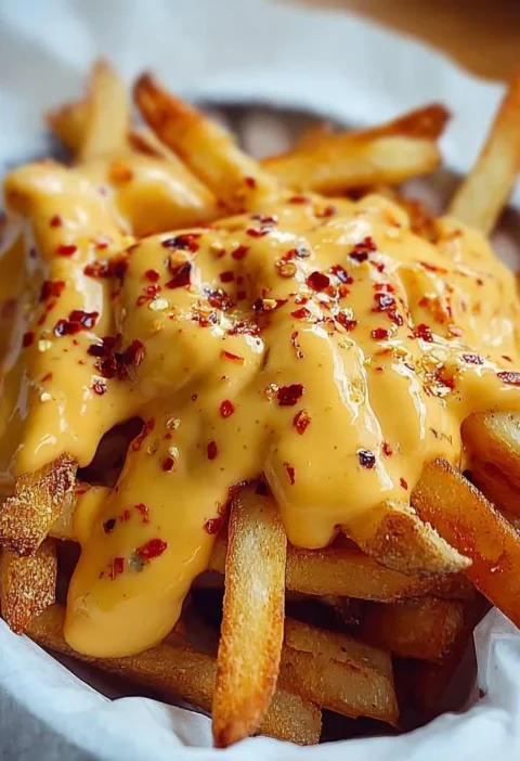 Ultimate Cheese Sauce Fries