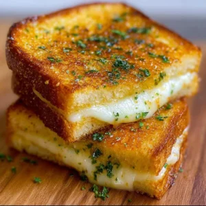 Ultimate Garlic Bread Grilled Cheese