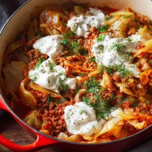 Unstuffed Cabbage Rolls