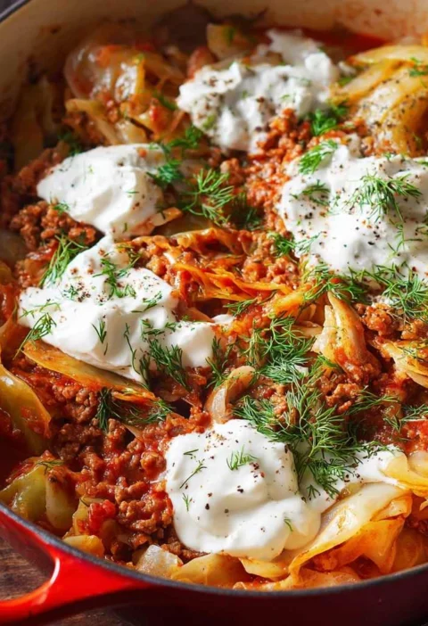 Unstuffed Cabbage Rolls