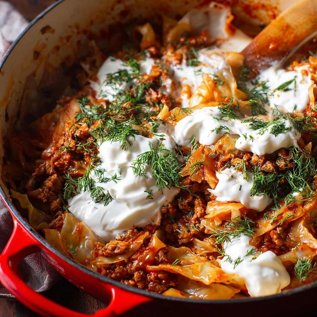 Unstuffed Cabbage Rolls