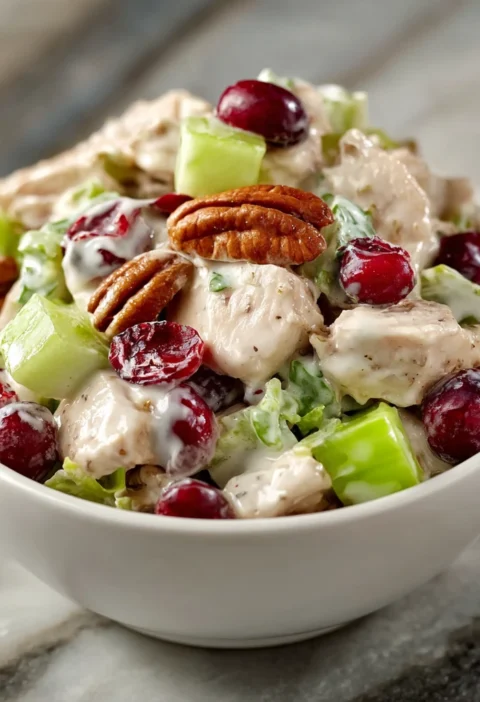 Apple Cranberry Chicken Salad