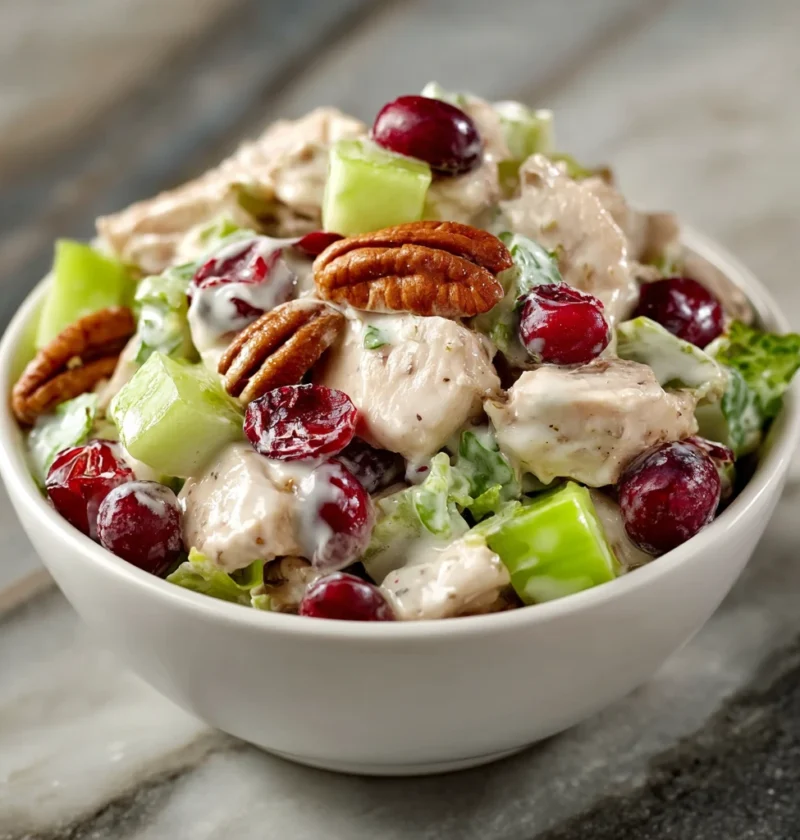 Apple Cranberry Chicken Salad
