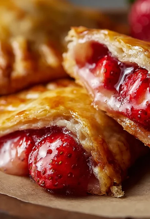 Strawberry Rhubarb Hand Pies Flaky Portable Summer Dessert