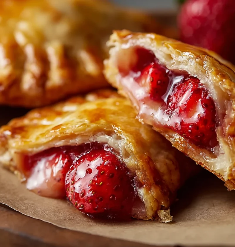 Strawberry Rhubarb Hand Pies Flaky Portable Summer Dessert