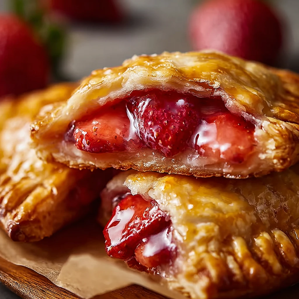 Strawberry Rhubarb Hand Pies Flaky Portable Summer Dessert