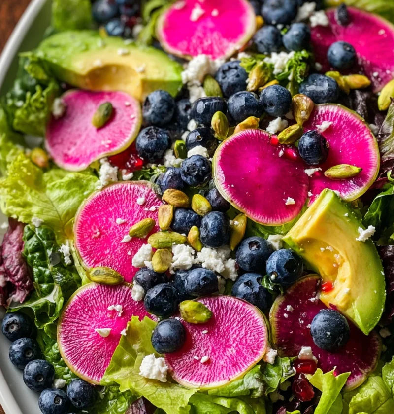 Blueberry Pistachio Spring Salad