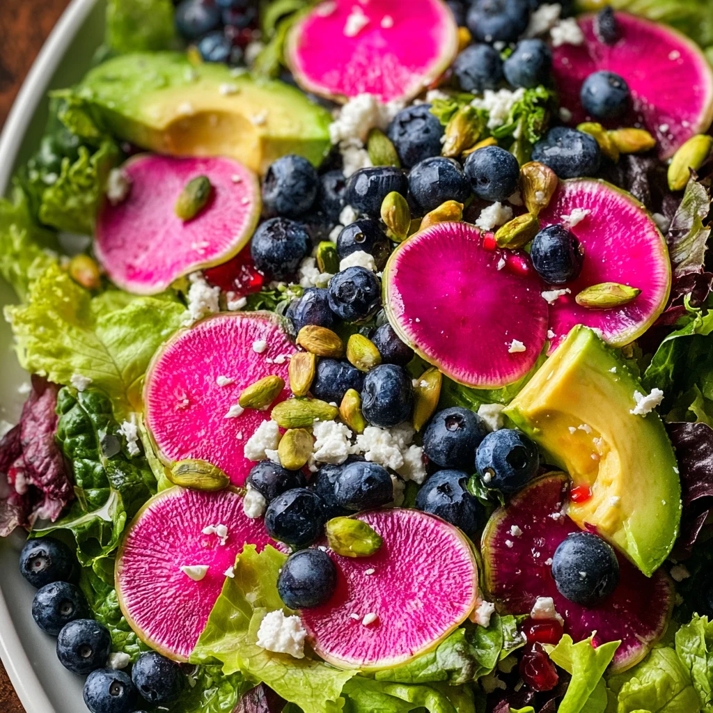 Blueberry Pistachio Spring Salad